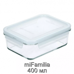Контейнер харчовий універсальний miFamilia Nested collection 400 мл (6030) Контейнер харчовий універсальний miFamilia Nested collection 400 мл (6030)
