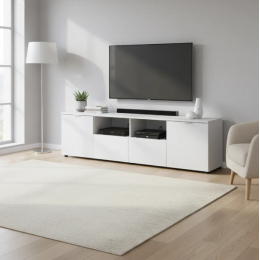 Комод Doros Рон 4 Белый 2 фасада 2 шухляды 180х38х50 (44900221)