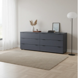 Комод Doros Рон 9 Графит 6 Ящичков 160х38х62 (41516176)
