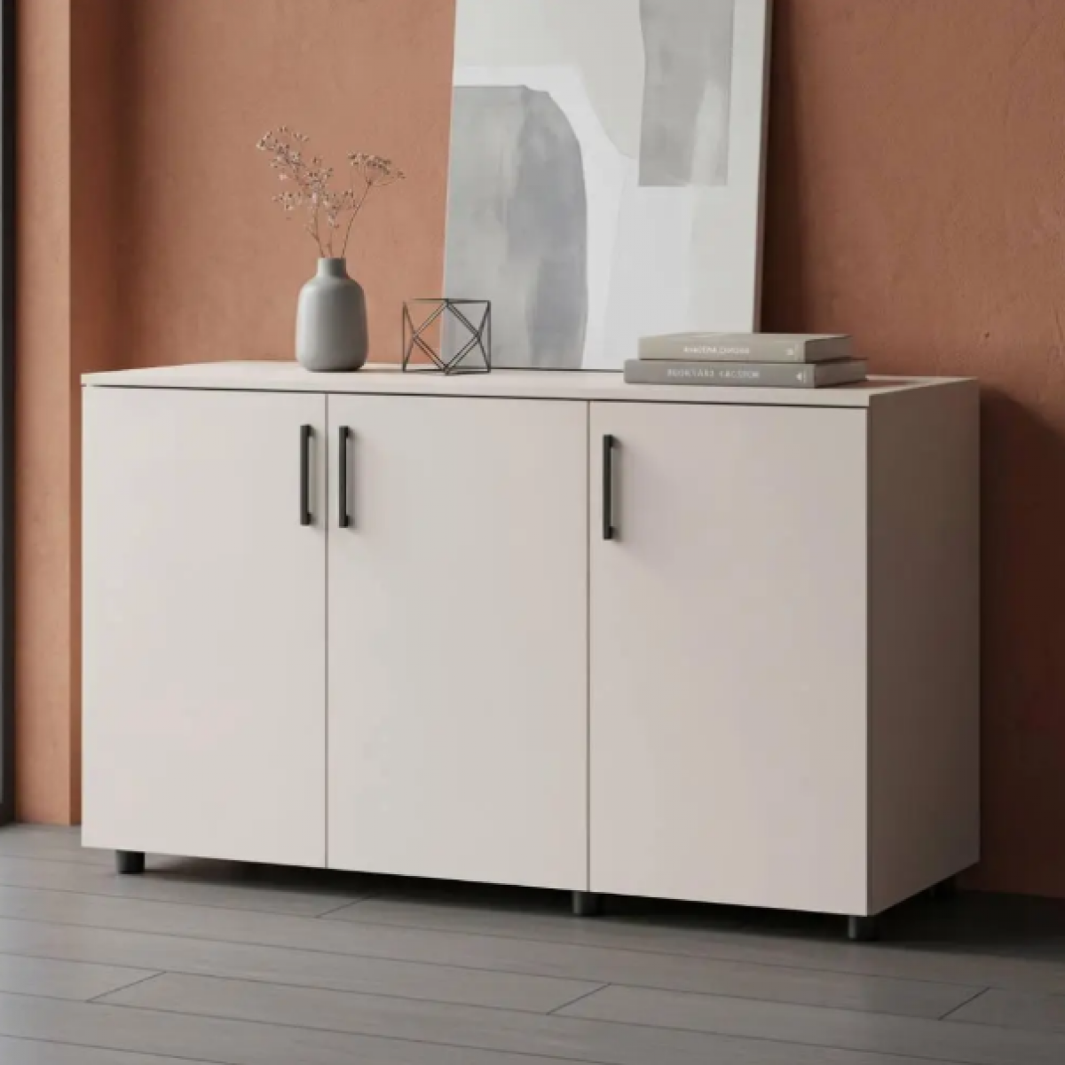 Комод Doros Торн Кашемир 3 ДСП 135х51,6х80 (41510175)