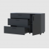 Комод Doros Торн Антрацит 3Ш/1Д 135×51,6×80 (41510185) Комод Doros Торн Антрацит 3Ш/1Д 135×51,6×80 (41510185)