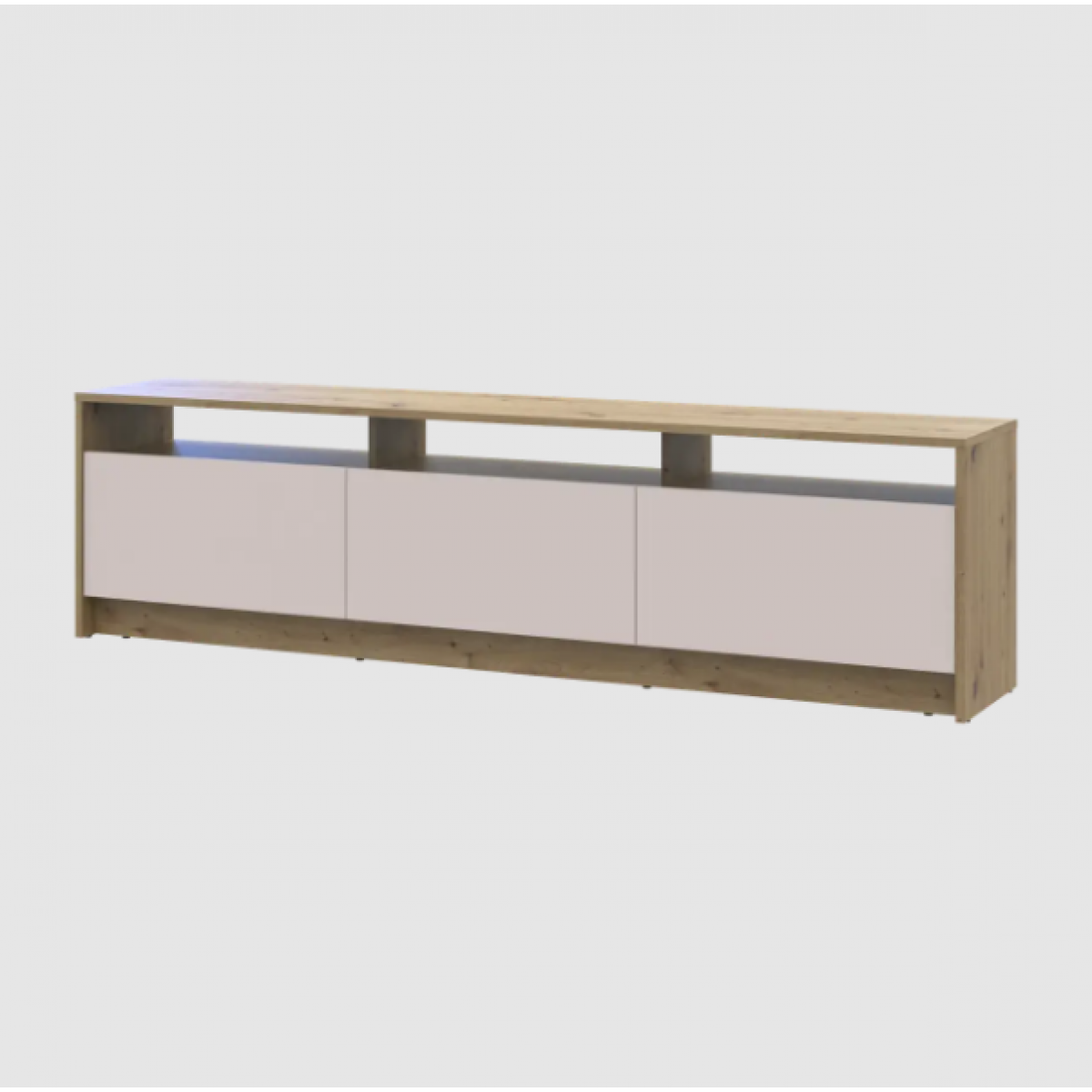 Тумба ТВ Doros U3 Дуб Артизан/Кашемир ДСП 180х33х43 (41516203) Тумба ТВ Doros U3 Дуб Артизан/Кашемир ДСП 180х33х43 (41516203)