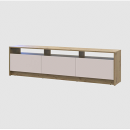 Тумба ТВ Doros U3 Дуб Артизан/Кашемир ДСП 180х33х43 (41516203) Тумба ТВ Doros U3 Дуб Артизан/Кашемир ДСП 180х33х43 (41516203)