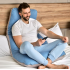 Подушка П-подобная IDEIA 140х75х20 см U-shape для беременных, реабилитации и повседневного комфорта