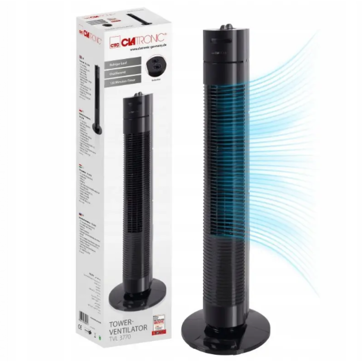 Вентилятор CLATRONIC TVL 3770 черный