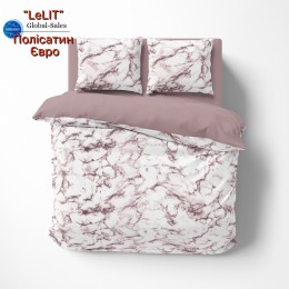 Постельное белье “LeLIT”,Полисатин,Евро P-0167