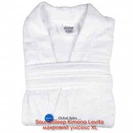 Халат SoundSleep Kimono Levita махровый унисекс XL 400г белый (2800004645454)