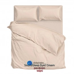 Комплект постельного белья SoundSleep Dyet Cream ранфорс евро кремовый (2800004485418)