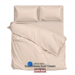 Комплект постельного белья SoundSleep Dyet Cream ранфорс семейный кремовый (2800004485425)