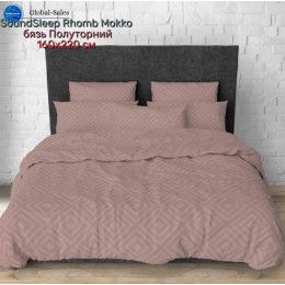 Комплект постельного белья SoundSleep Rhomb Mokko бязь полуторный 160х220 см бежевый (2800004674331)