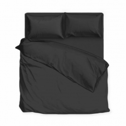 Комплект постельного белья SoundSleep Silken сатин-страйп Семейный 160х220 см черный (2800004482226)