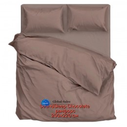 Пододеяльник SoundSleep Chocolate ранфорс 200х220 см коричневый (2800004805933)