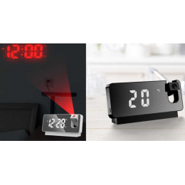 Годинник USB, температура, час/дата, будильник, проєкція,