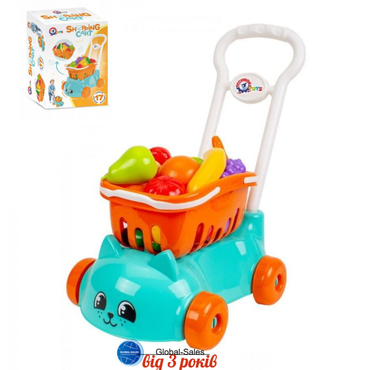 Іграшка Візочок для супермаркету ТехноК