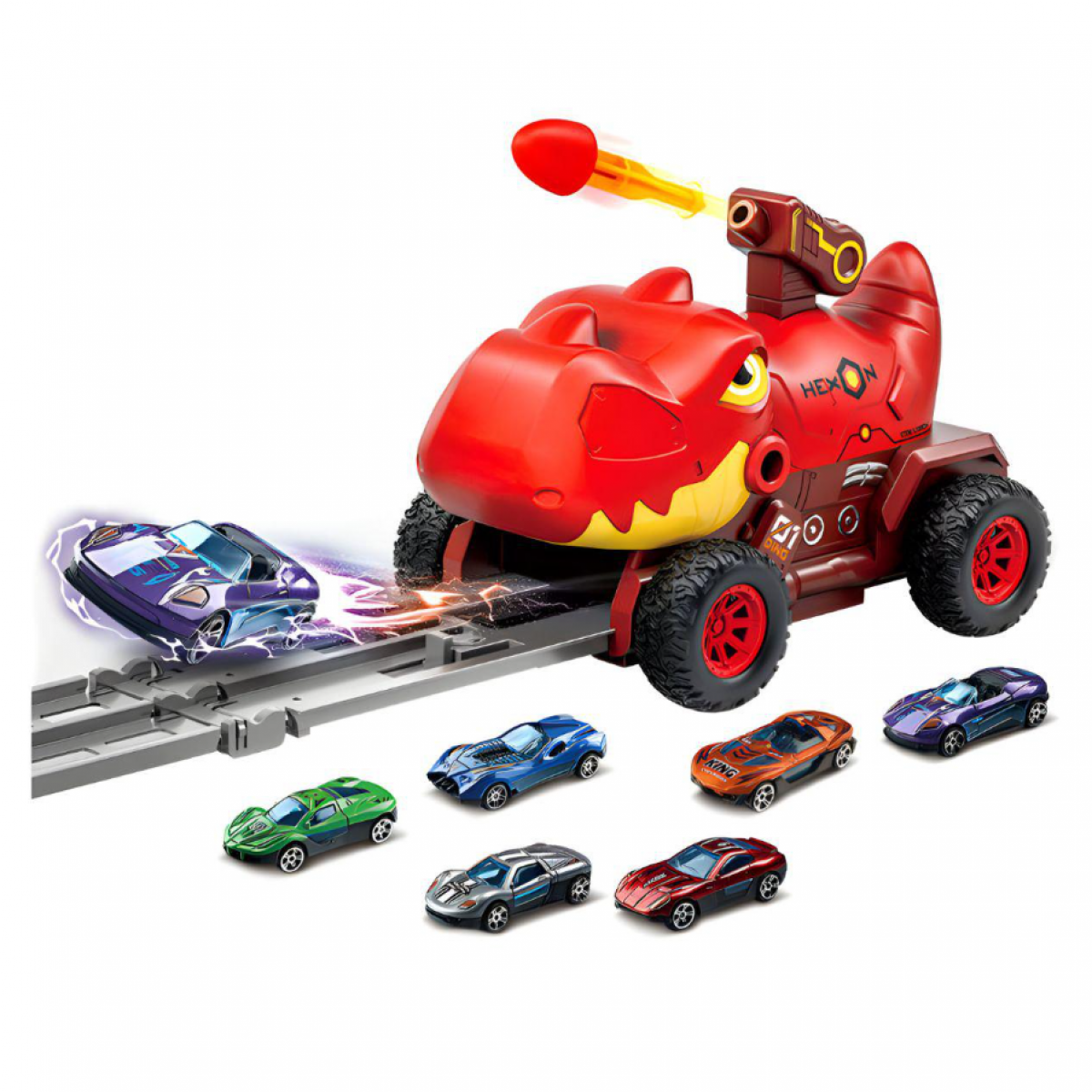 Машинка з треком - запускач