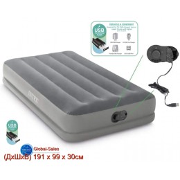 Надувная кровать Intex 64112 (191 x 99 x 30см) 