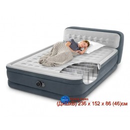 Надувная кровать с изголовьем (взамен Intex 64460) Intex 64448 (236 x 152 x 86 (46см)