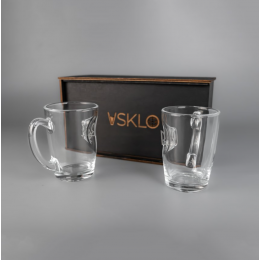Набір на 2 чашки (з гербами)