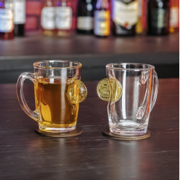 Набір на 2 чашки (з біткоїнами)