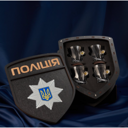 Набір склянок Шеврон великий (Поліція)